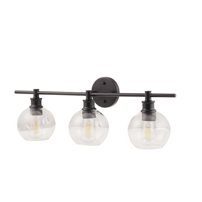 Lyndzey 3 - Light Dimmable Vanity Light, Black