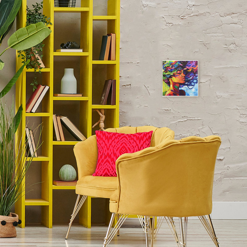 Plaque murale flottante tourbillonnant de couleurs, design par Svetlana Aleynikova