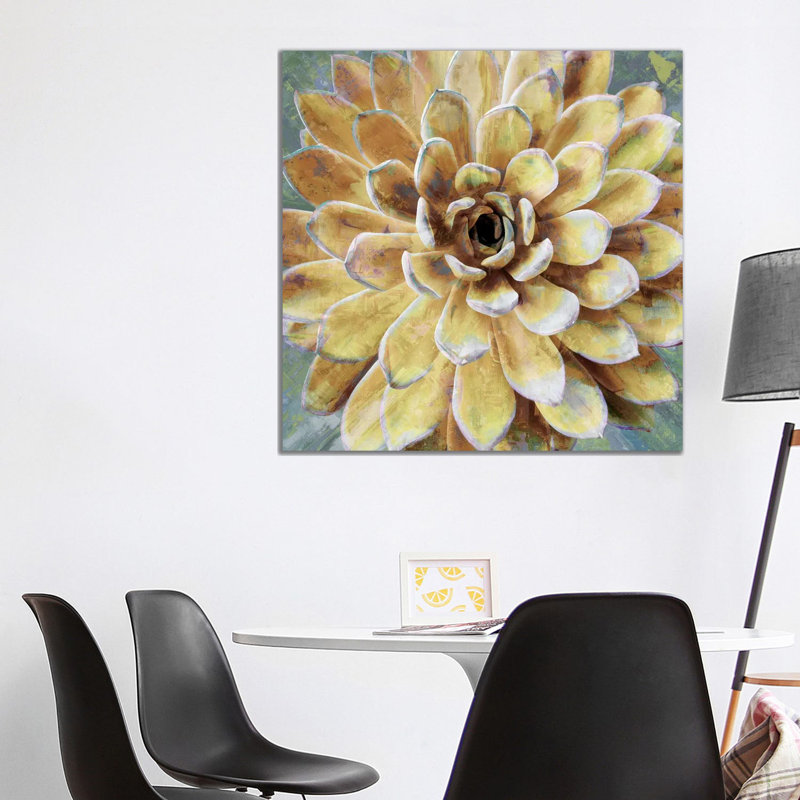 Succulent II 1 Piece Wrapped Canvas Painting, 93.98 cm H x 93.98 cm W x 1.91 cm D