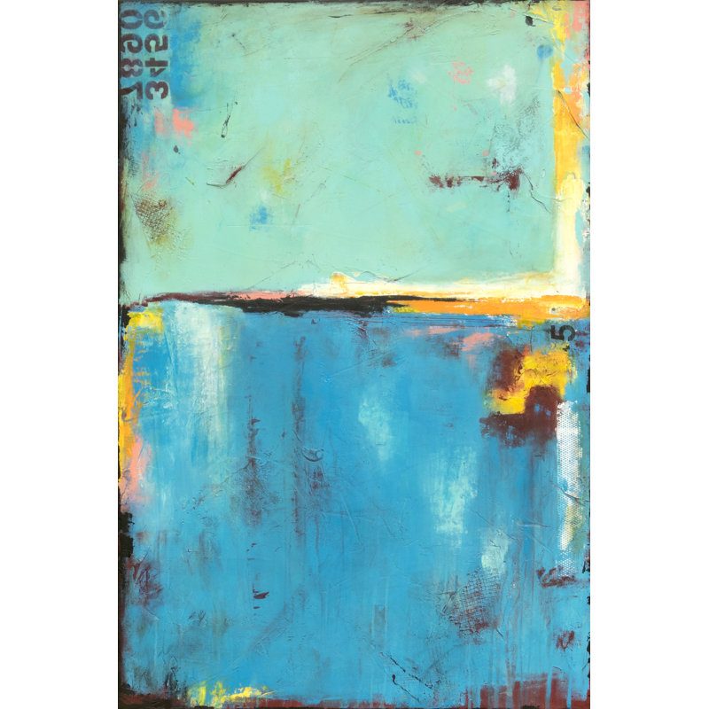 " Matchbox Blue 55 " by Erin Ashley Painting Print, 18" H x 12" W