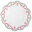 Ribbon Twirl Cotton Blend Scalloped Placemats-569711750