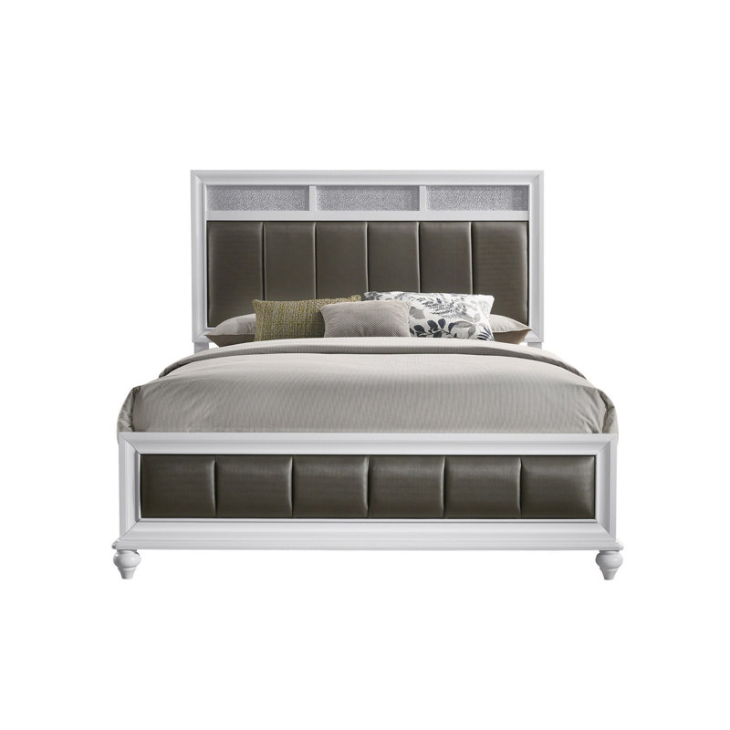 Ambre Vegan Leather Standard Bed, Queen