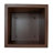 Auberge Rectangle Black Metal Indoor/Outdoor Elevated Planter Box Set of 2 - Brown - 27"-802213887-802213874