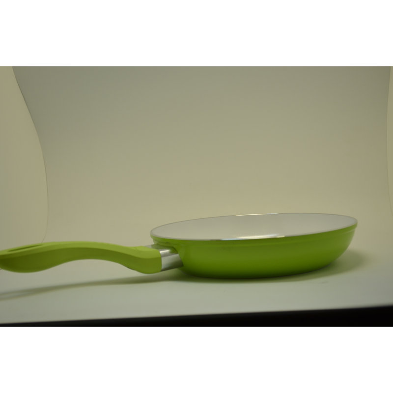 Ceramic Non-Stick Frying Pan Set, Green