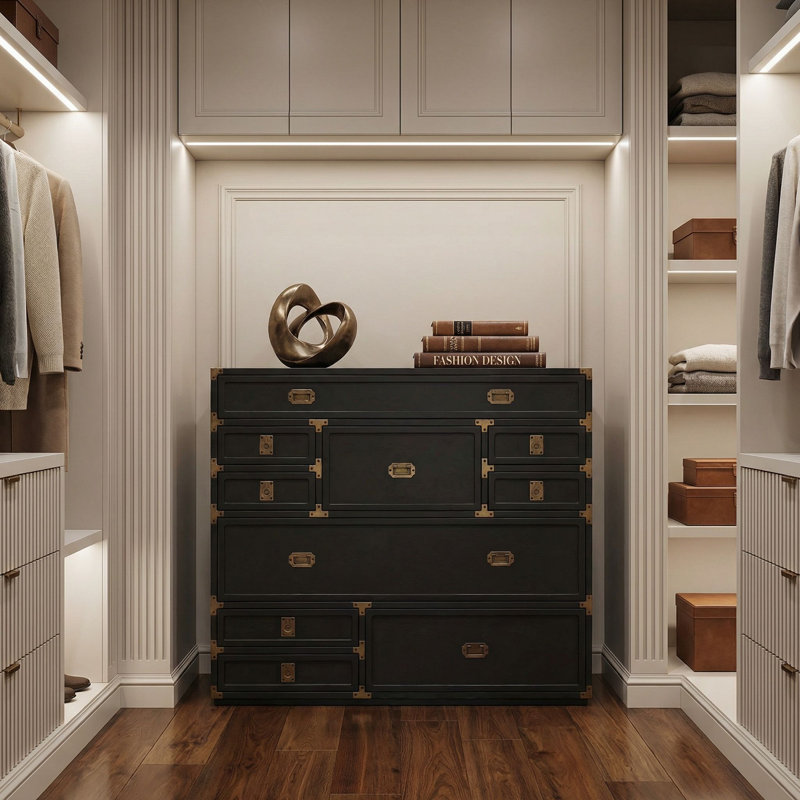 Charles 10 - Drawer Solid Wood Dresser