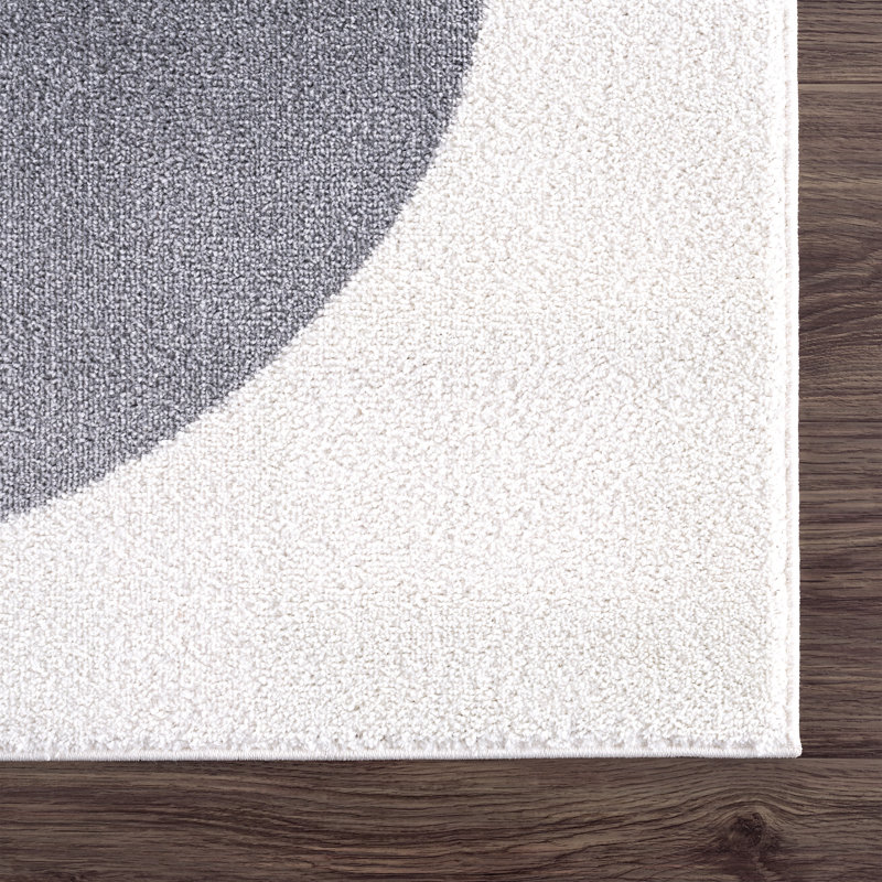 Jarrel Rugs DECO DEC130A Cream Minimalist Geometric Area Rug, Rectangle 7'9" x 10'2"