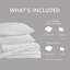 Ensemble d'édredon douillet texturé Mina Waffle Weave-453231506-453231505