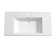 Nano FVS8005WH 40" Rectangular Drop-In Bathroom Sink with Overflow