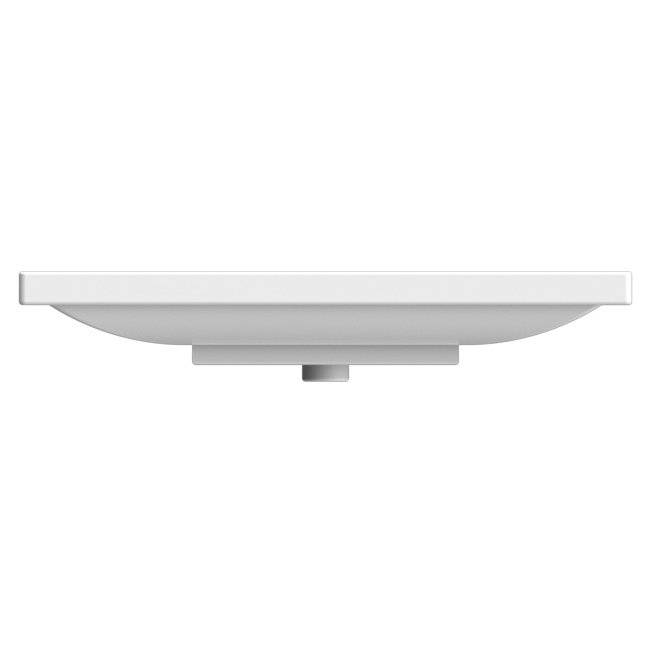 Scarabeo By Nameeks ML 18.5'' White Ceramic Rectangular Bathroom Sink with Overflow