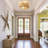 20"Rattan Ceiling Fans with Lights, Low Profile Boho Ceiling Fan with Light and Remote for Living Room Bedroom Dining Room