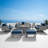 Ehrenfried Premium All-Weather Wicker 5 - Person Patio Conversation Set with Sunbrella® Cushions-59745867