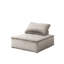 Canapé modulaire en velours gris clair 3 pièces Anna-1707347286