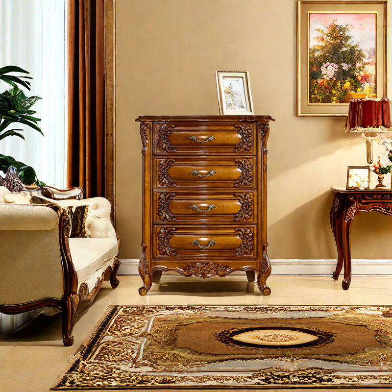 Rayes 29.92'' Solid Wood Sideboard