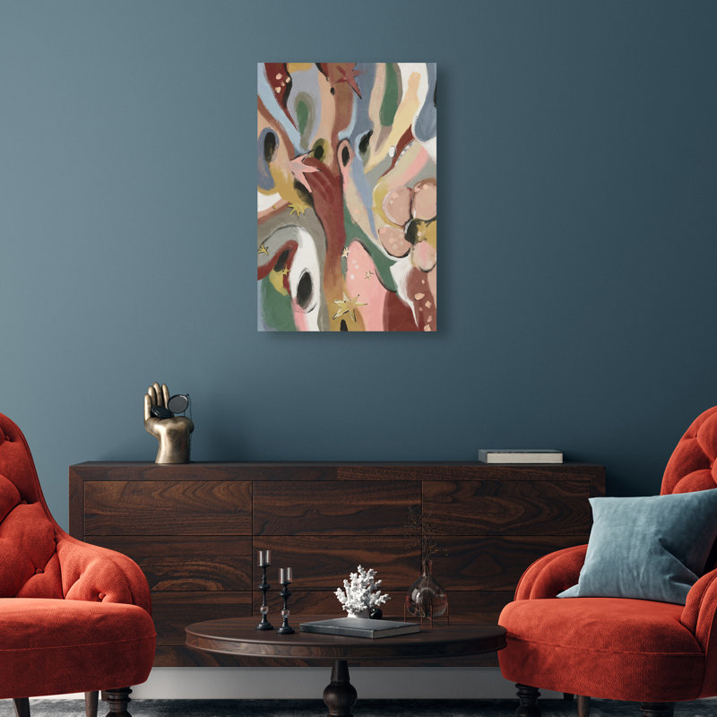 Modern Folk I Print by Oliver Gal, 15"H x 10"W, Gallery Wrapped