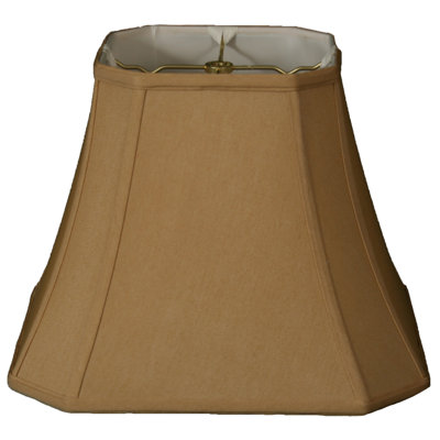 Abat-jour cloche en soie / shantung (araignée)
