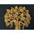 Handmade 11-Inch Brass Tree of Life Wall Hanging – Green Patina Finish, Banyan Motif, Spiritual & Artistic Home Decor Accent