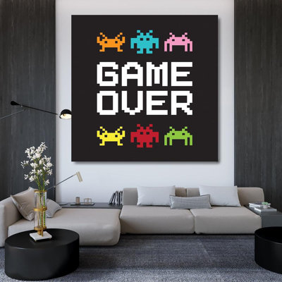 Art encadré sur toile tendue par Trinx McCully, Jennifer: Game Over
