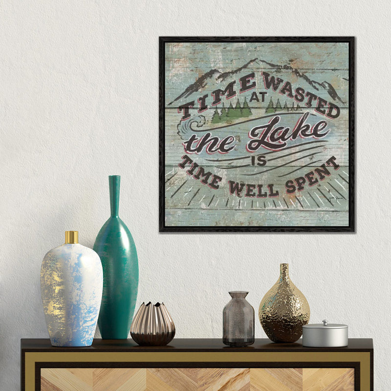 Cabin Fever III by Janelle Penner - Gallery-Wrapped Canvas Giclée on Canvas, 45.72 cm H x 45.72 cm W, Black Framed
