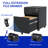 2 Drawer Mobile File Cabinet With Lock Steel File Cabinet For Legal/Letter/A4/F4 Size, Fully Assembled Except For Wheels, Home/ Office Design, Black-120691139
