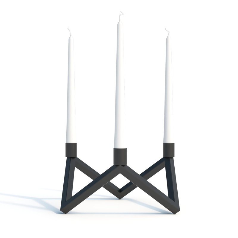 Metal Tabletop Candelabra
