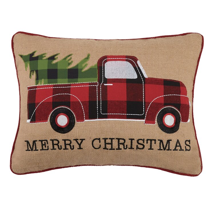 MERRY CHRISTMAS - LEOPARD - THROW PILLOW WITH INSERT - Highway 3
