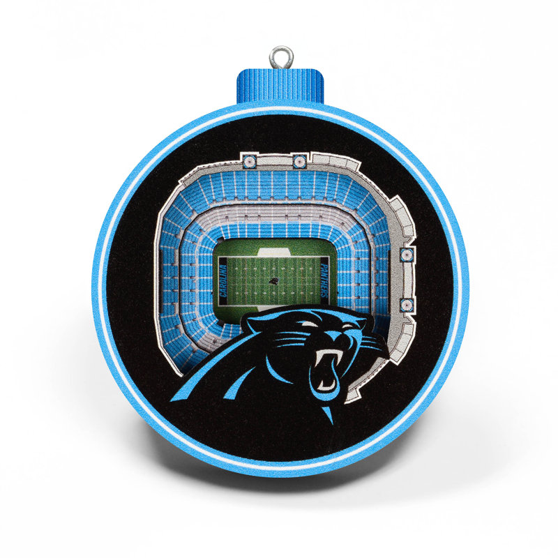 Ornements NFL 3D Stadiumview, Panthers de Caroline
