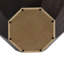 '' Octagonal Black Walnut Rubber Wood Coffee Table Set For Living Room And Bedroom