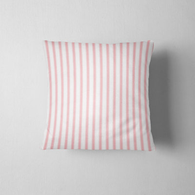 Housse de coussin rose