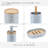 Willis Bathroom Accessory Set 5 Pieces-113485015