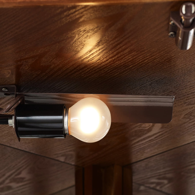 Armoire vitrée à 6 tablettes en chêne avec tablettes réglables en verre trempé et miroir, Chêne