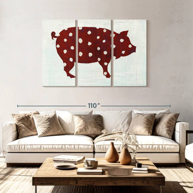 Brampt Modern Americana Farm II, H 48 po x l 74 po
