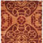 Tapis floral en laine / viscose touffeté à la main Kouerga-21272790