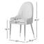 Chaise parsons rembourrée Canalou-1909028357