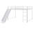 Metal Bunk Bed With Slide And Guardrails-3625822-3625820