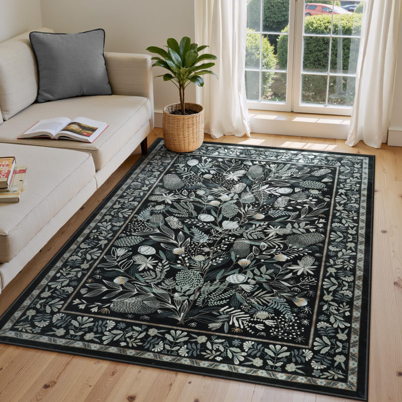 Tapis de salle à manger Kaldi, Rectangle 5 pi x 7 pi