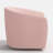 Lana Swivel Chair In Linen Blush-1551483028