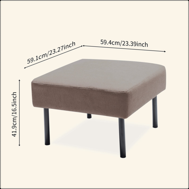 Canapé 3 places en L en polyester avec repose-pieds, canapé rembourré moderne, petits canapés confortables pour les petits espaces: salon, chambre à coucher, bureau, appartement