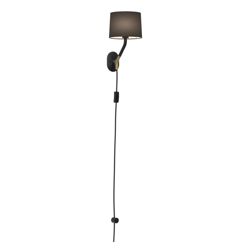 Arbor 1 - Light Armed Sconce, Matt Black
