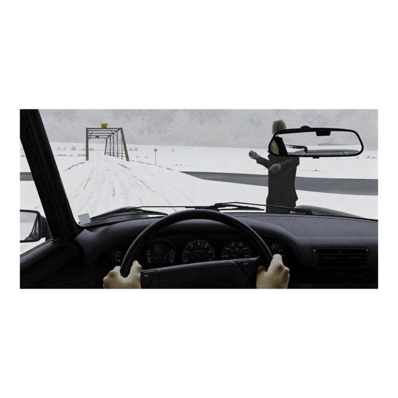 Traveller par Alex Colville - Impression giclée, H 16 po x l 20 po