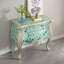 Commode décorative rétro en bois sculpté et sculpté