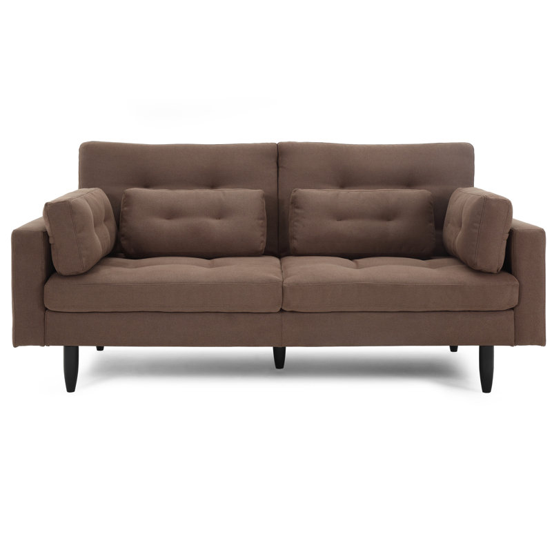 Upholstered 83.9'' Sofa, Mocha