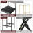 Soteria 2 - Person Solid Wood Top Four Leg Dining Set-36389232-36389233