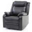 Fauteuil inclinable contemporain noir rembourré-2029356367