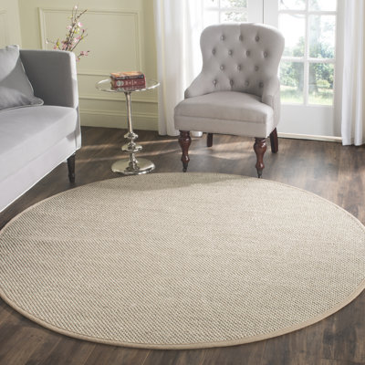 Kiki Jute/Sisal Marble/Linen Area Rug