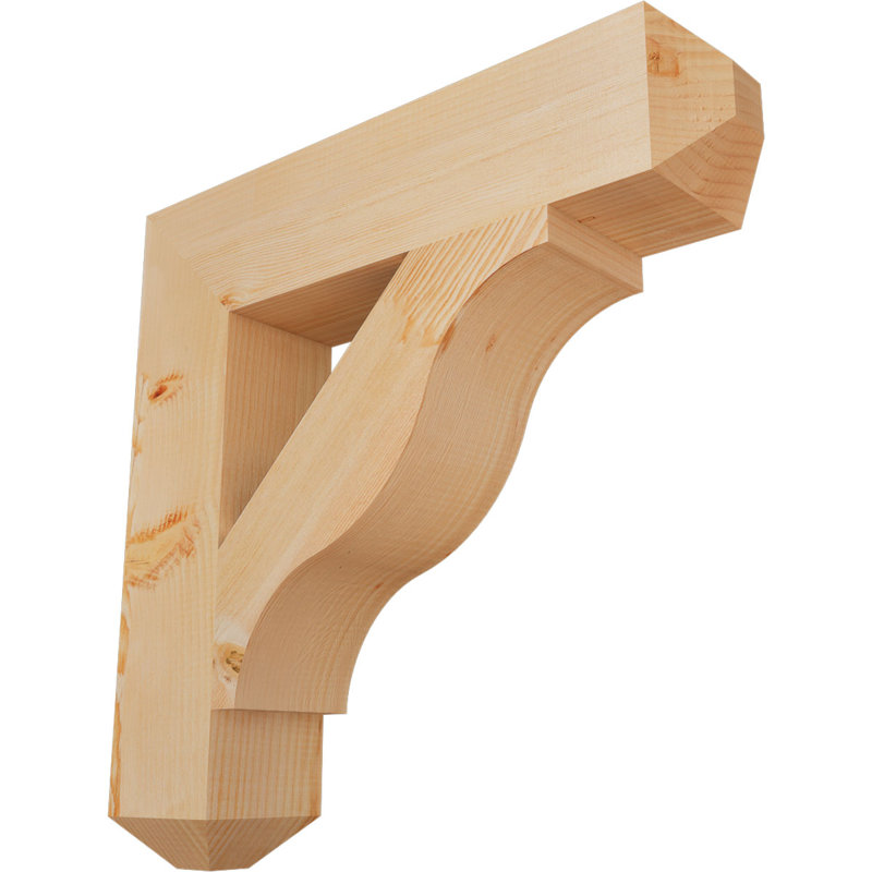 Support pour artisan Funston, H 28 po x l 5,5 po x P 28 po, Sapin de Douglas, Lisse