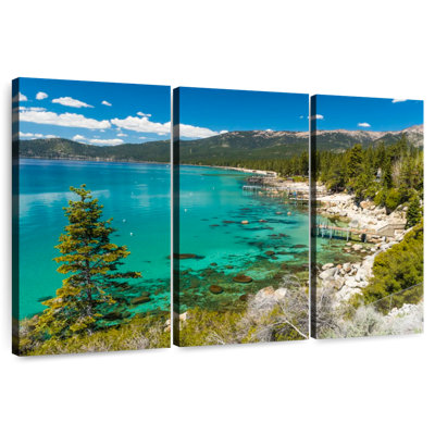 Plage cachée d'Alvord Lake Tahoe