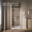Porte de douche pivotante H 76 po avec verre épais 5/16 po-115312548