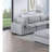 Melody Grey Sectional With Pullout