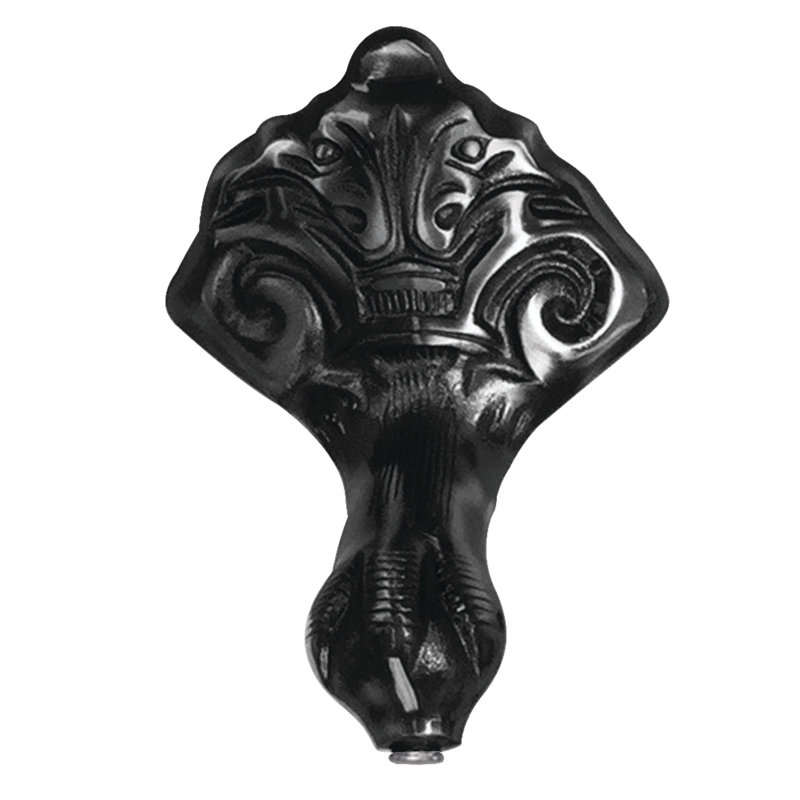 Kingston Brass Aqua Eden Iron Tub Feet, Matte Black