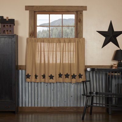 Claysville Cotton Tailored Cafe Curtain